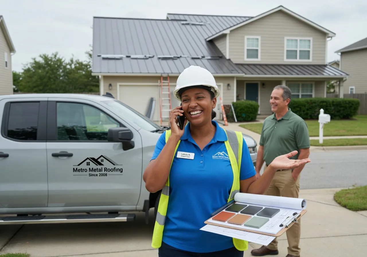 Storm Damage Metal Roof Repair in Johnsonburg, PA